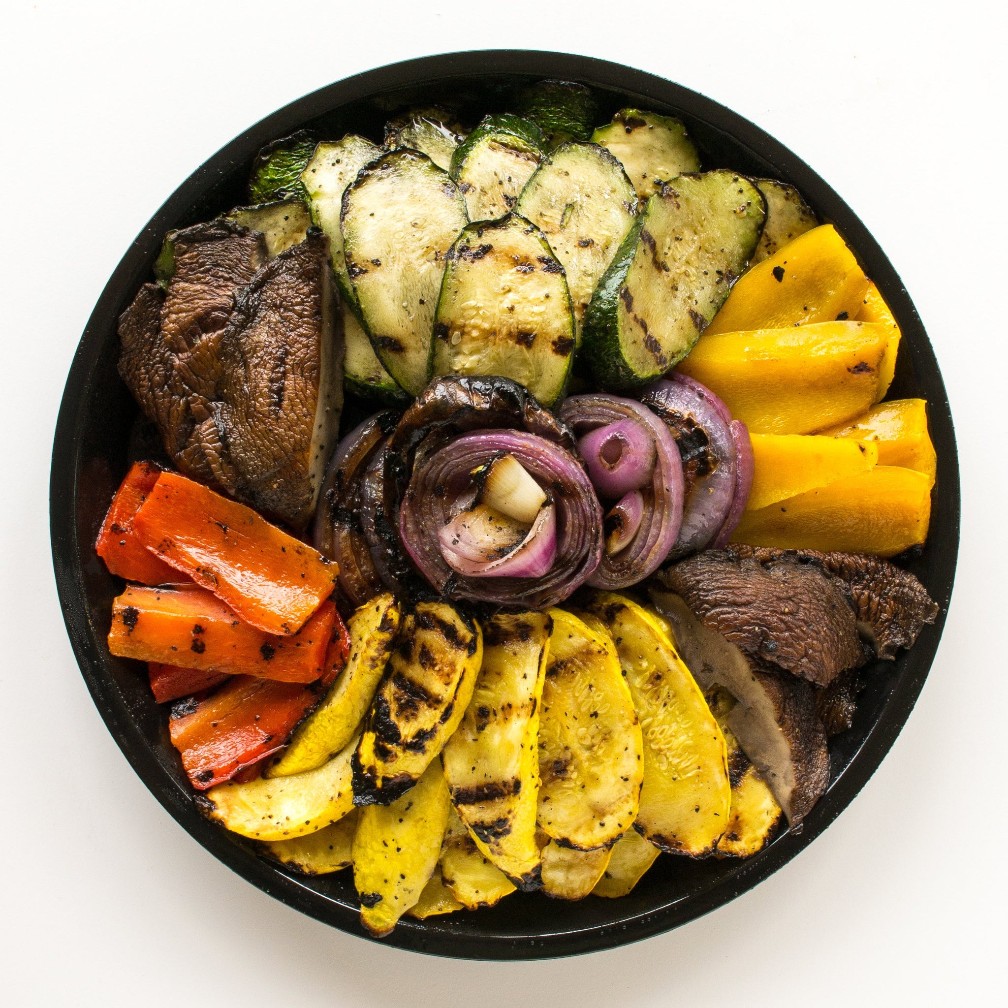 Grilled Vegetables with Basil Oil