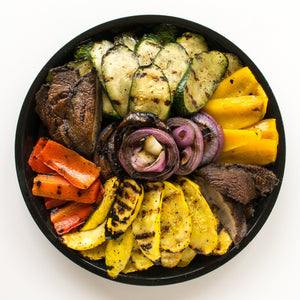 Grilled Vegetables with Basil Oil